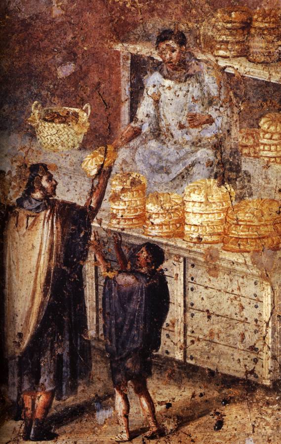 Le marchand de pain, Pompei.