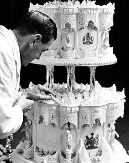 Le gâteau de mariage de la reine Elisabeth