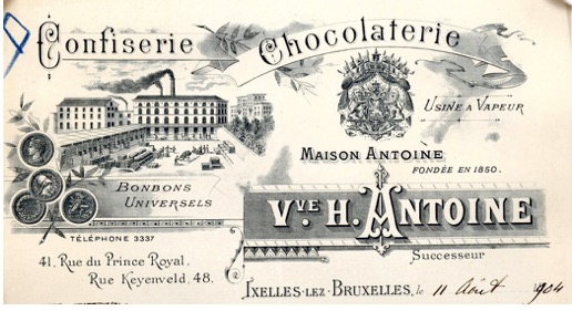 Chocolaterie confiserie Antoine , Bruxelles.