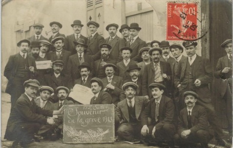 Importante grève en 1913.