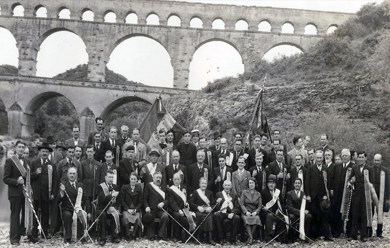 Excursion au Pont du Gard 1938